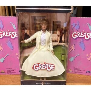 Collectible Barbie Doll Olivia Newton Johns As Sandy in GREASE Movie NIB